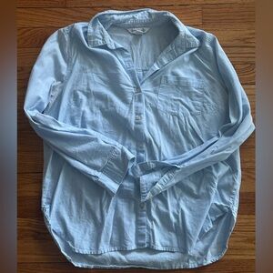 Old Navy Light Blue Casual Button Down Shirt